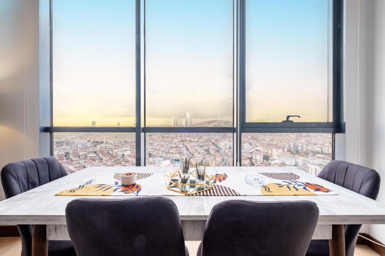 Charming Flat With City View In Atasehir Istanbul Luaran gambar
